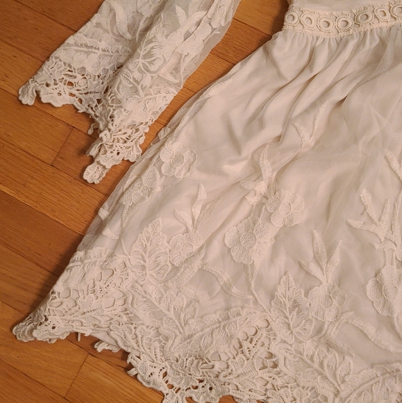 A.CALIN White Floral Dress - Picture 7 of 8